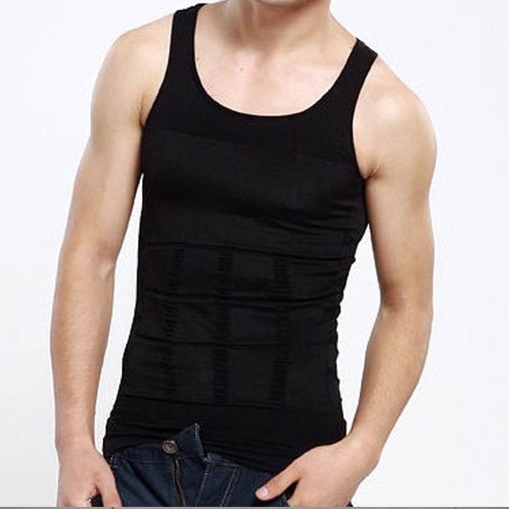 Hombres corsé fitness chaleco corsé vientre contracción ajustada estiramiento apretado chaleco deportivo europeo y americano transfronterizo