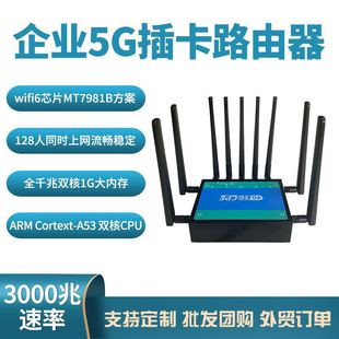 MT7981B Scheme Industrial 5g Card Router AX3000 Intelligent Networking Wireless wifi6 Router Manufacturer