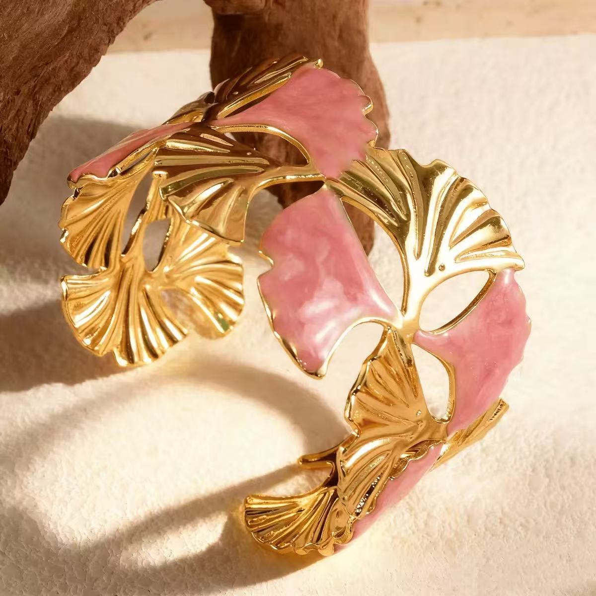 Ginkgo biloba pulsera en polvo