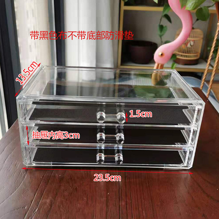 和風缶詰接着剤収納ボックスチェック柄ネイルアートドリルジュエリー引き出しオーガナイザーネイルアート用品デスクトップオーガナイザー