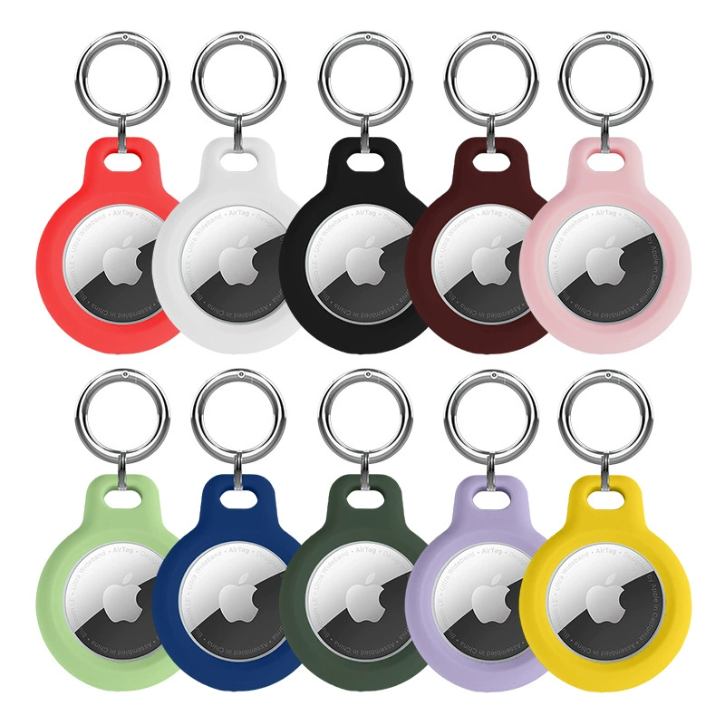 Подходит для защитного чехла Apple Airtag для пожилых людей, детей и домашних животных, силиконового водонепроницаемого защитного чехла Apple с защитой от потери
