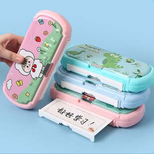New cute multi-functional stationery box children's kindergarten boys and girls with high-level large-capacity stationery box