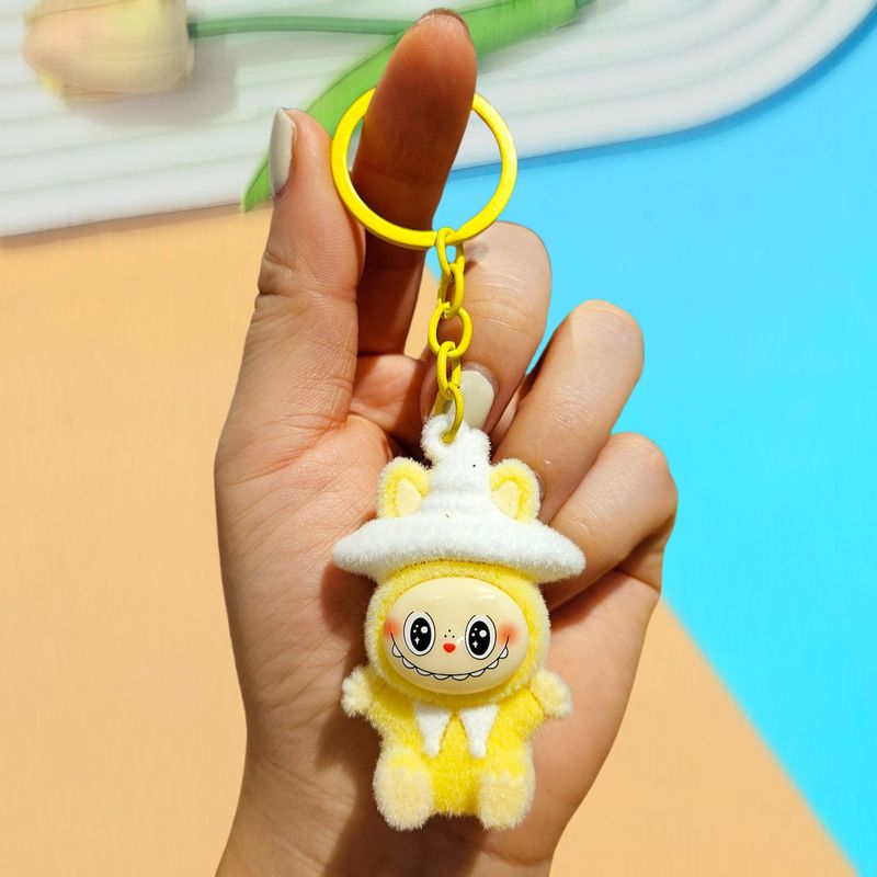 植毛かわいいマジックハットラブキーホルダーかわいい人形クロスボーダーかわいい小さな羊携帯電話ペンダントギフト|undefined