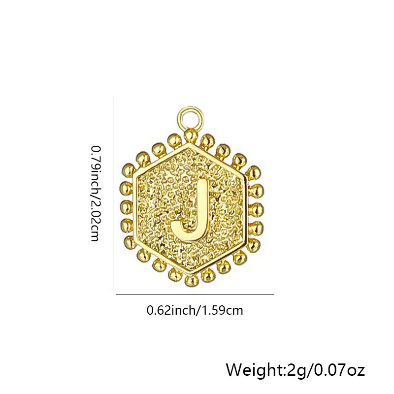 銅メッキリアルゴールド 26 英字ペンダントダイヤモンドネックレスイヤリングジッパーペンダント diy ジュエリーレターアクセサリー|undefined