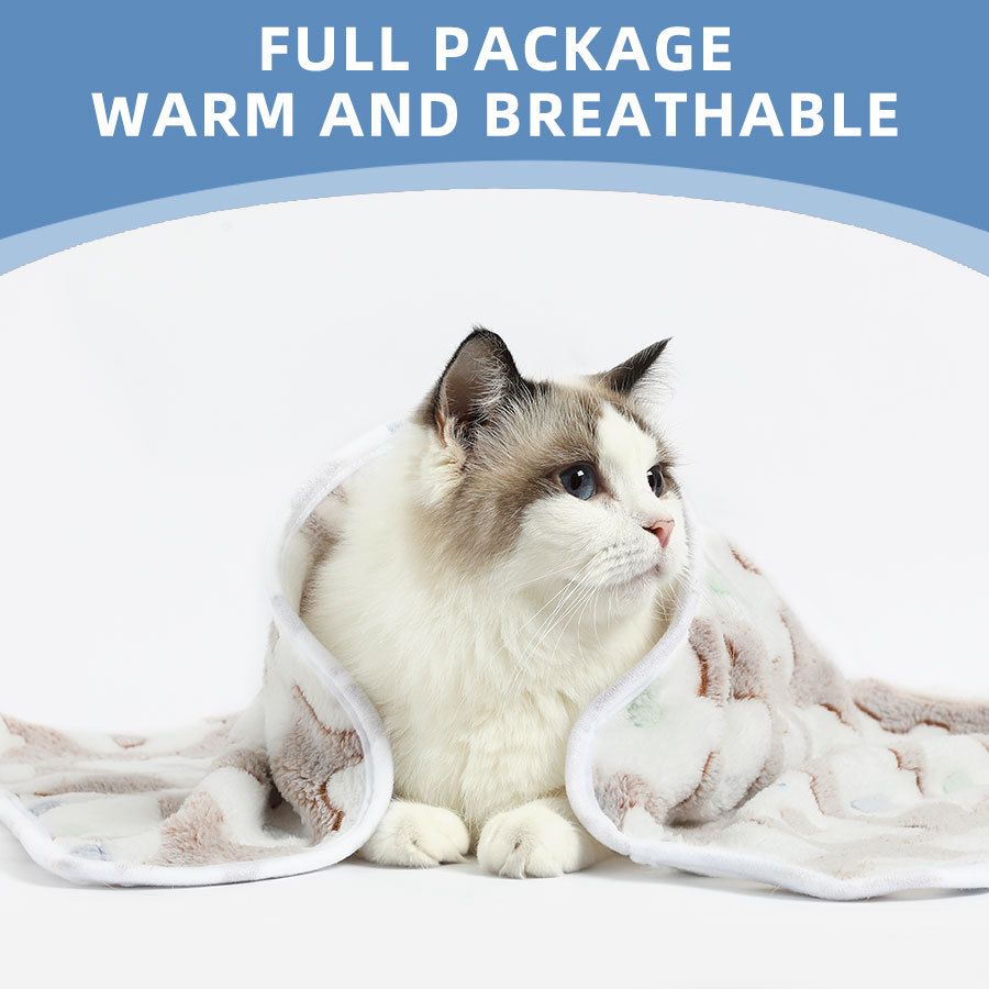 Manta transfronteriza para mascotas Manta de elefante franela gruesa manta cálida para mascotas manta para perros manta para gatos y perros manta al por mayor