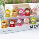 Three-dimensional fruit cubs second-generation diy jewelry luminous solid color frosted hand-felt paint resin jewelry accessories to touch