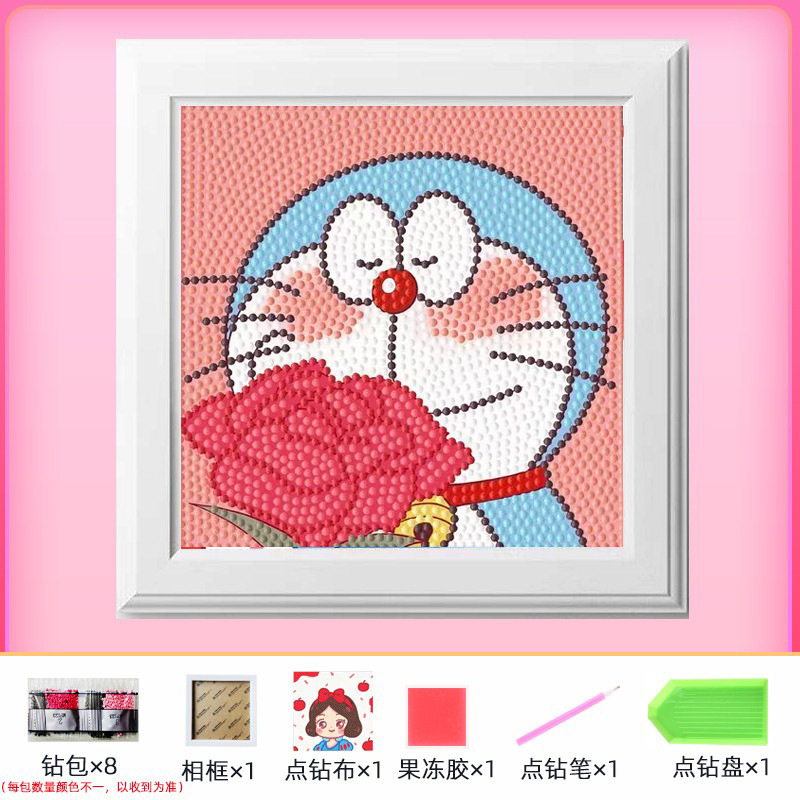 Nuevo dibujo de diamante infantil de labu diy pegatinas de diamante con marcos de fotos hechas a mano diy puzzle pegatinas de mampostería image 219