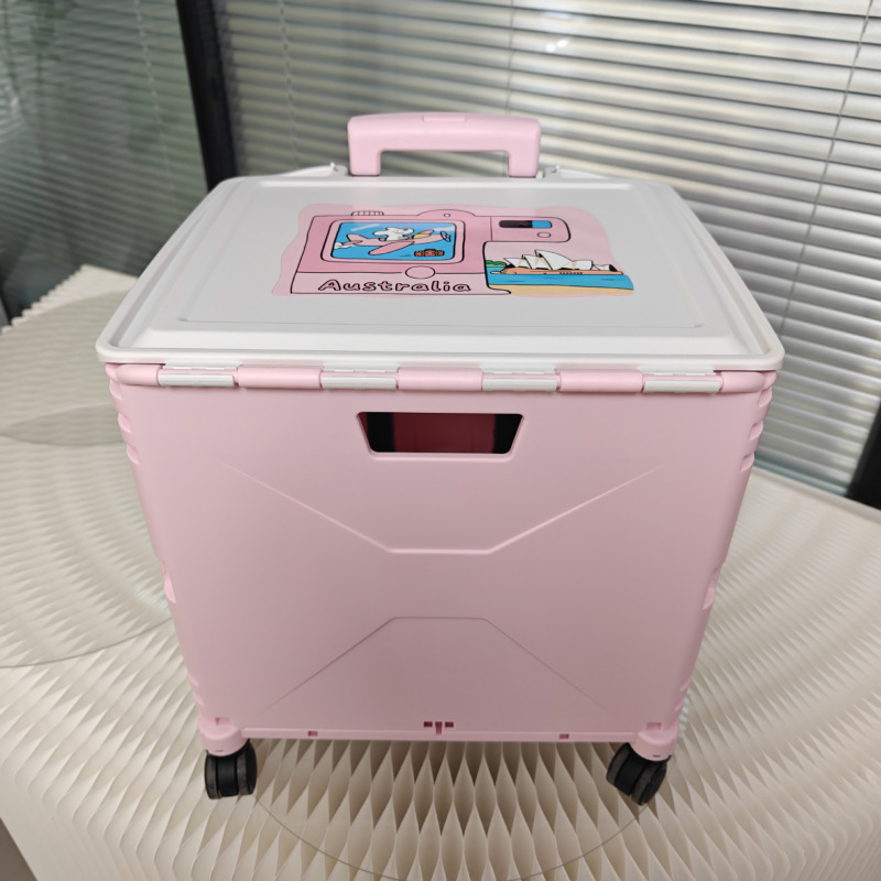 トロリーケース、アウトドア家庭用カラーショッピングカート、食料品ショッピングカート、エクスプレスキャンプトロリーカート、家庭用収納トロリーカート|undefined