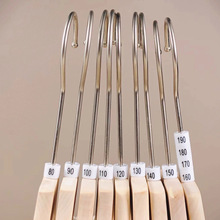 童装尺码扣服装展示圆形塑料印双面塑料衣架尺码圈服装裤厂家