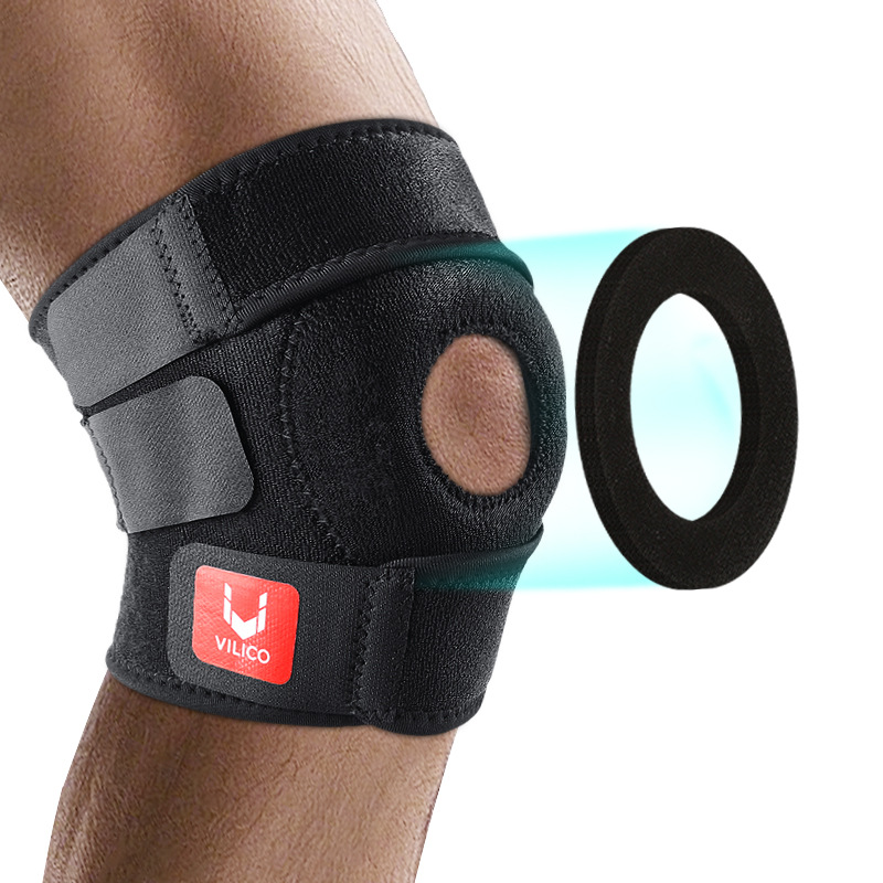 Vilic al aire libre montañismo rodillas delgadas hombre transpirable y cómodo entrenamiento físico correr presurizado protector de articulaciones