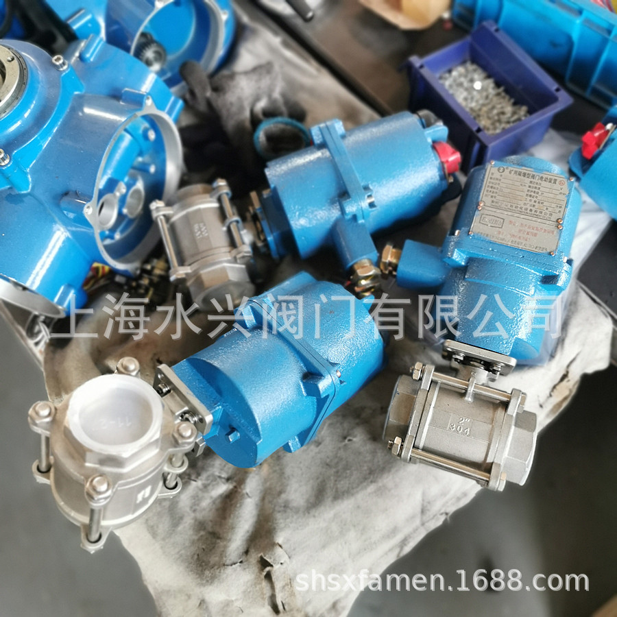 MKGQ911F矿用一体式开关型电动不锈钢内螺纹球阀 开关量控制控制