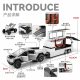 1:24 Tesla Pickup RV Boy Buggy Pickup Collection Model Toy Car suit Wholesale