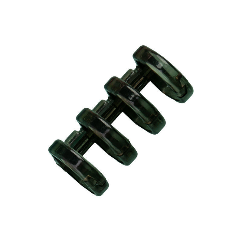 4 agujeros de anillo de hoja transparente anillo de libro DIY bobina anillo de agujeros de agujeros de anillo de libro de mano hebilla de plástico carpeta de archivos de almacenamiento