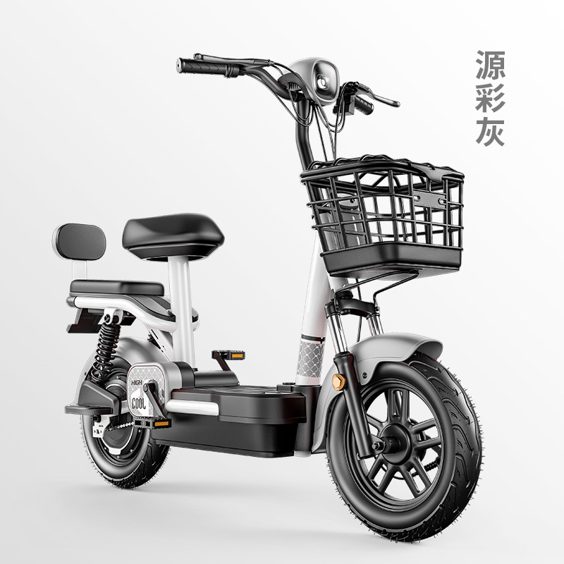 Nuevo estándar nacional coche eléctrico masculino y femenino estudiante pequeño adulto scooter batería coche bicicleta eléctrica motocicleta