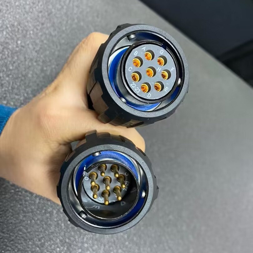 8 núcleos altavoz macho y hembra plug