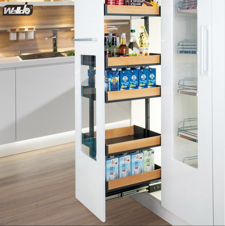 Welldo纬东 厨房高柜多层高深拉篮橱柜抽屉式多层收纳拉篮