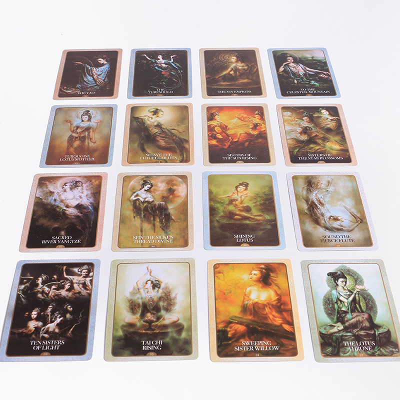 Guanyin Oracle Tarot Cards Spiritual Divination Deck_voghion.com