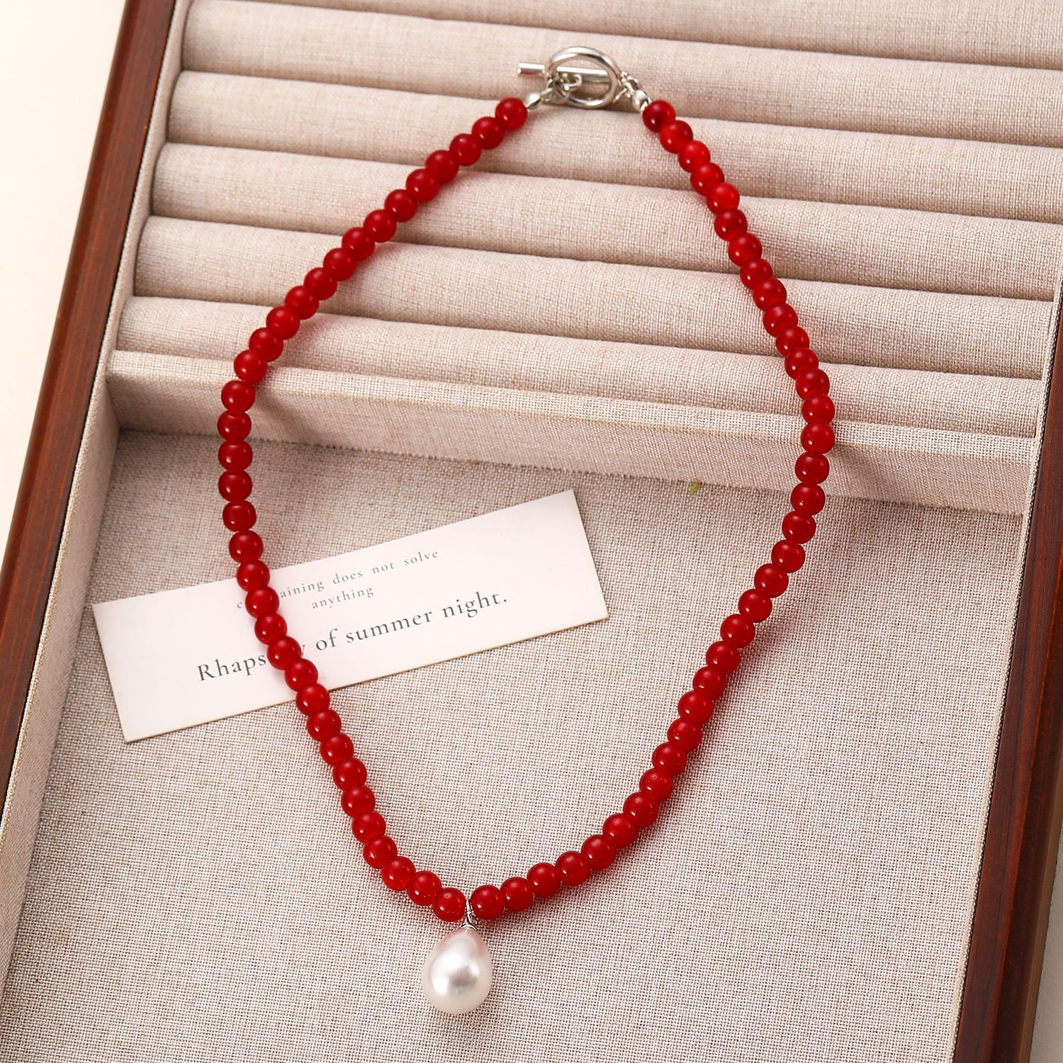 Collana con ciondolo a goccia d'acqua in stile coreano Bornet, per donna, con maglione, catena per clavicola di alta qualità_voghion.com