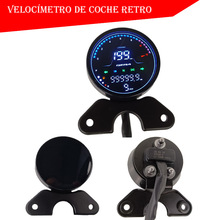 新CG125摩托车单圆形电子仪表总成自动调节亮度配电子咪表计数器