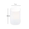 Round transparent (cylindrical)