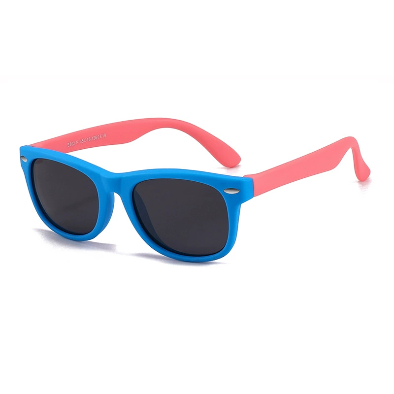 Silicone Children's Sunglasses, UV Protection, TAC Polarized Lenses, Assorted Colors (Ages 2+)