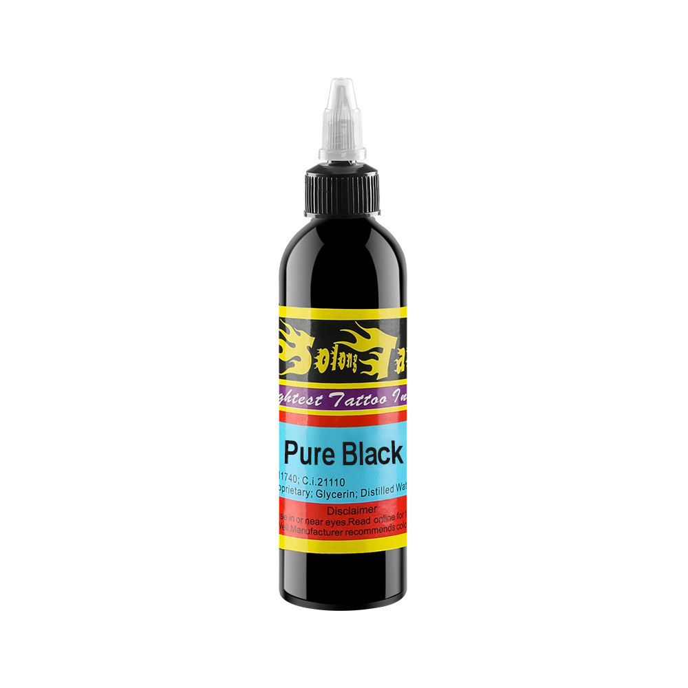 Bordado dragón tatuaje pigmento traje 30ml práctica color tatuaje pigmento 54 colores traje tatuaje tinta