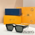 Black frame gray lenses black logo