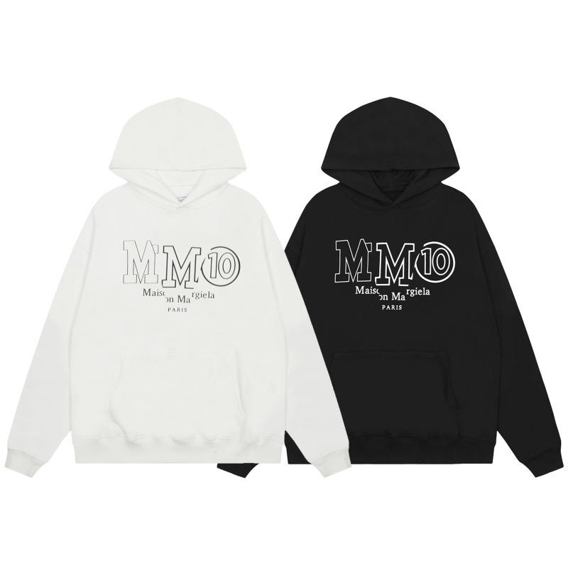 2025 Hoodie Cross-Border Terry M6 Same Style as Margiela High-Quality Sweatshirt for Men and Women Maison Trendy Brand