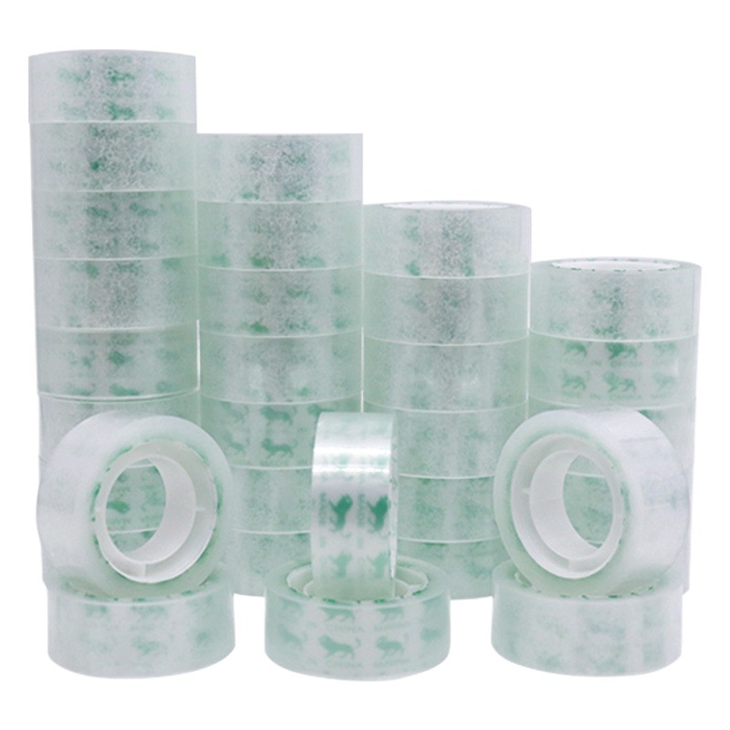 卸売り文房具テープ幅1.2 1.8cm事務用透明テープ学生文房具小テープ現物