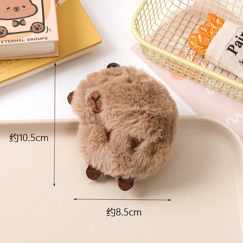 Cartoon plush brooch, doll, keychain, cute accessory, pendant