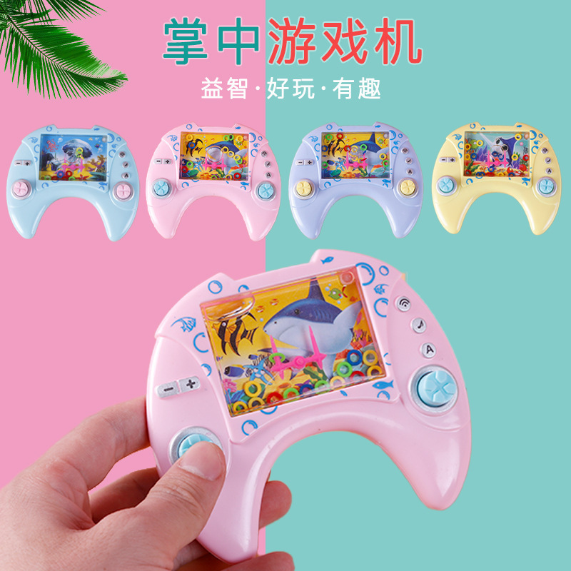 Ocean Ring Water Machine Educational Toy Crescent Water Machine Ring Game 90 Game Machine Childhood Nostalgic Toys