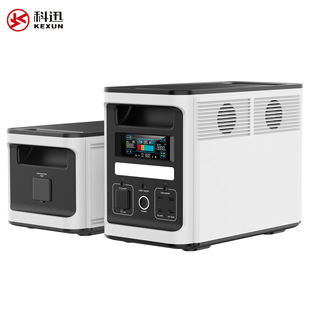 1800W Portable Outdoor Power Supply Stackable Battery Pack Two-Way Fast Charging Support Global Regulation