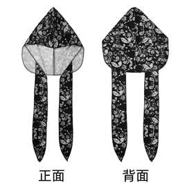 现货批发三角巾帽男腰果花方巾头巾帽潮牌女包头帽嘻哈街舞海盗帽