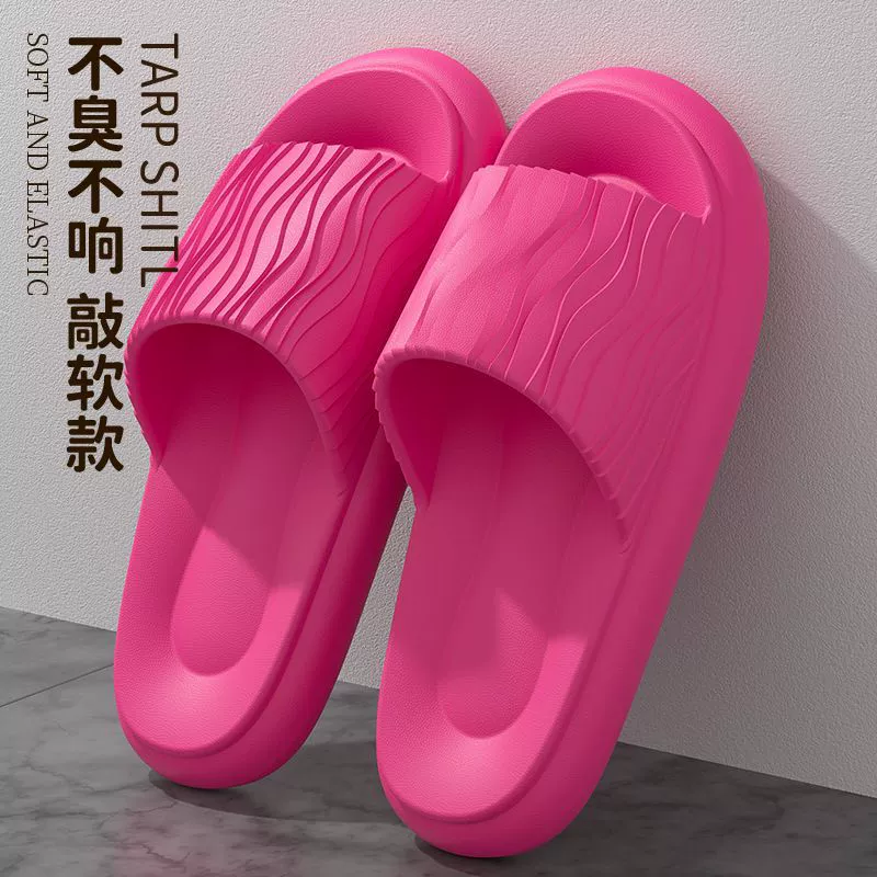 Женские летние тапочки EVA 2025 года, новые, на толстой нескользящей подошве, домашняя обувь для пар, мягкие тапочки для ванной для мужчин