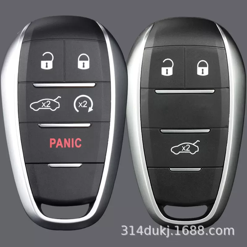 适用阿尔法罗密欧汽车钥匙 Stelvio Giulia智能卡遥控器钥匙外壳