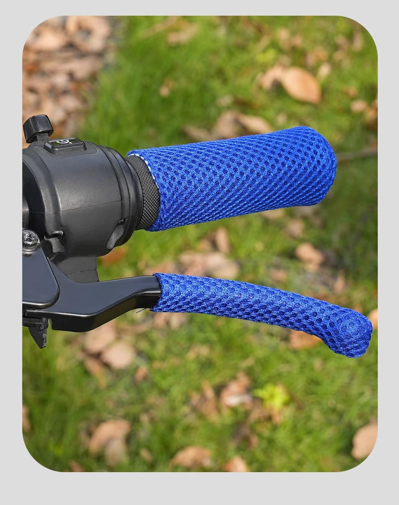Mesh Breathable Electric Vehicle Handlebar Cover, New Summer Model, Motorcycle and Tricycle Handlebar Protective Cover, Non-Slip, Sweat-Absorbent, Universal Type