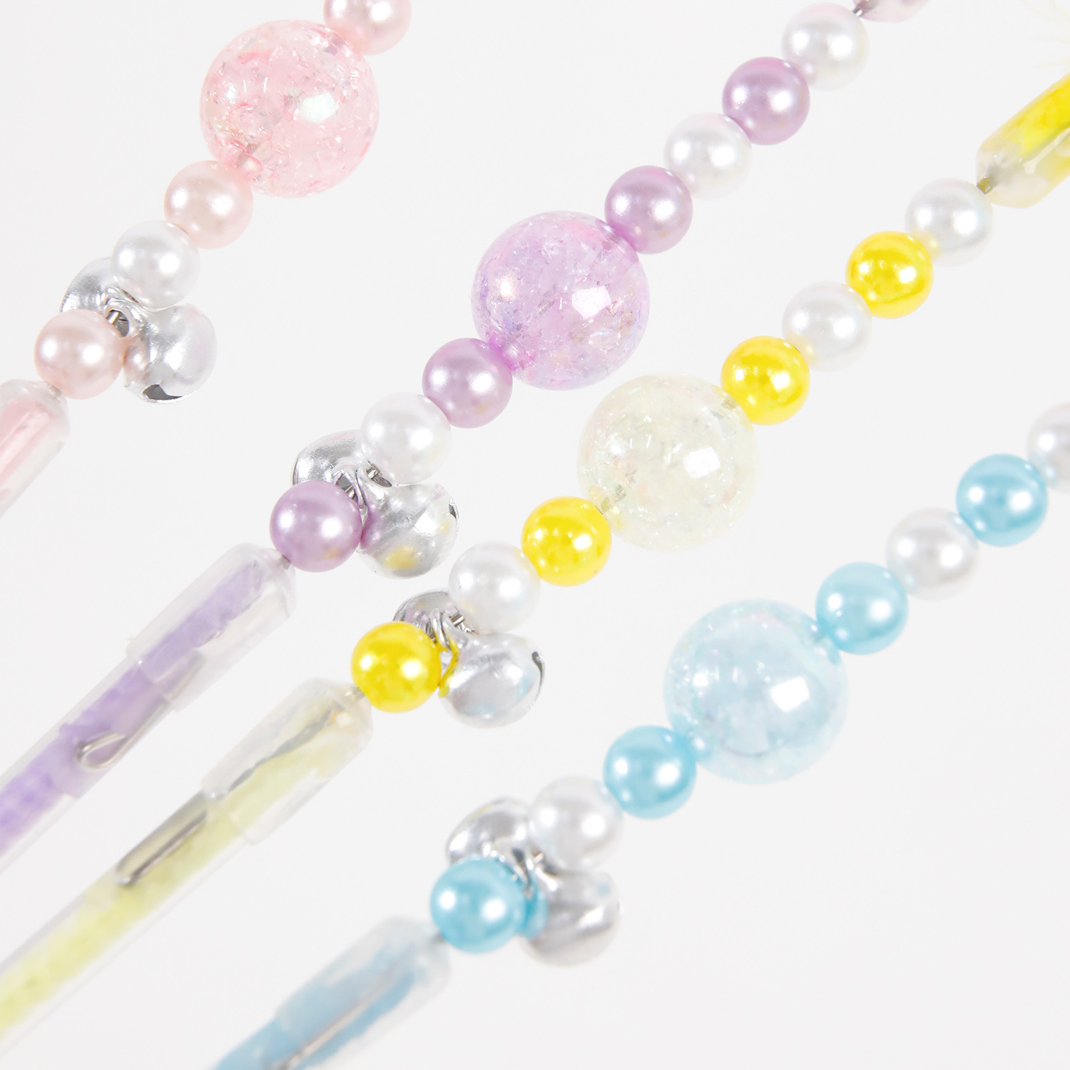 Tubo transparente de PVC, palo para gatos, hada, perla, juguete para gatos