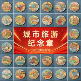 景区纪念币定制镀银币彩色烤漆公司活动金币旅游浮雕金属纪念章