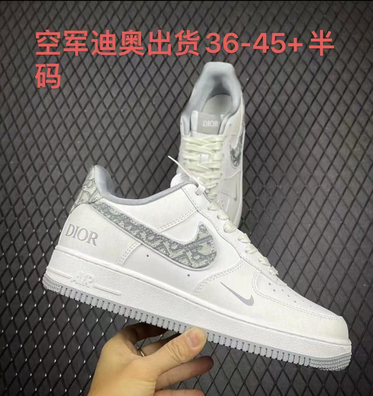 Zapatos Putian versión original de la fuerza aérea No. 1 en el extranjero marca conjunta de la cabeza de cuero en lugar de cojín de aire zapatillas deportivas para hombres y mujeres