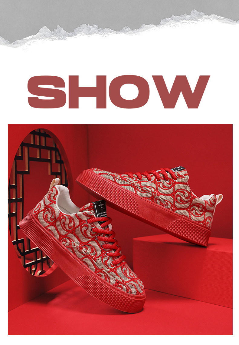 Board shoes men's platform trendy shoes sports casual shoes spring new cloth canvas shoes soft sole cross-border large size_voghion.com