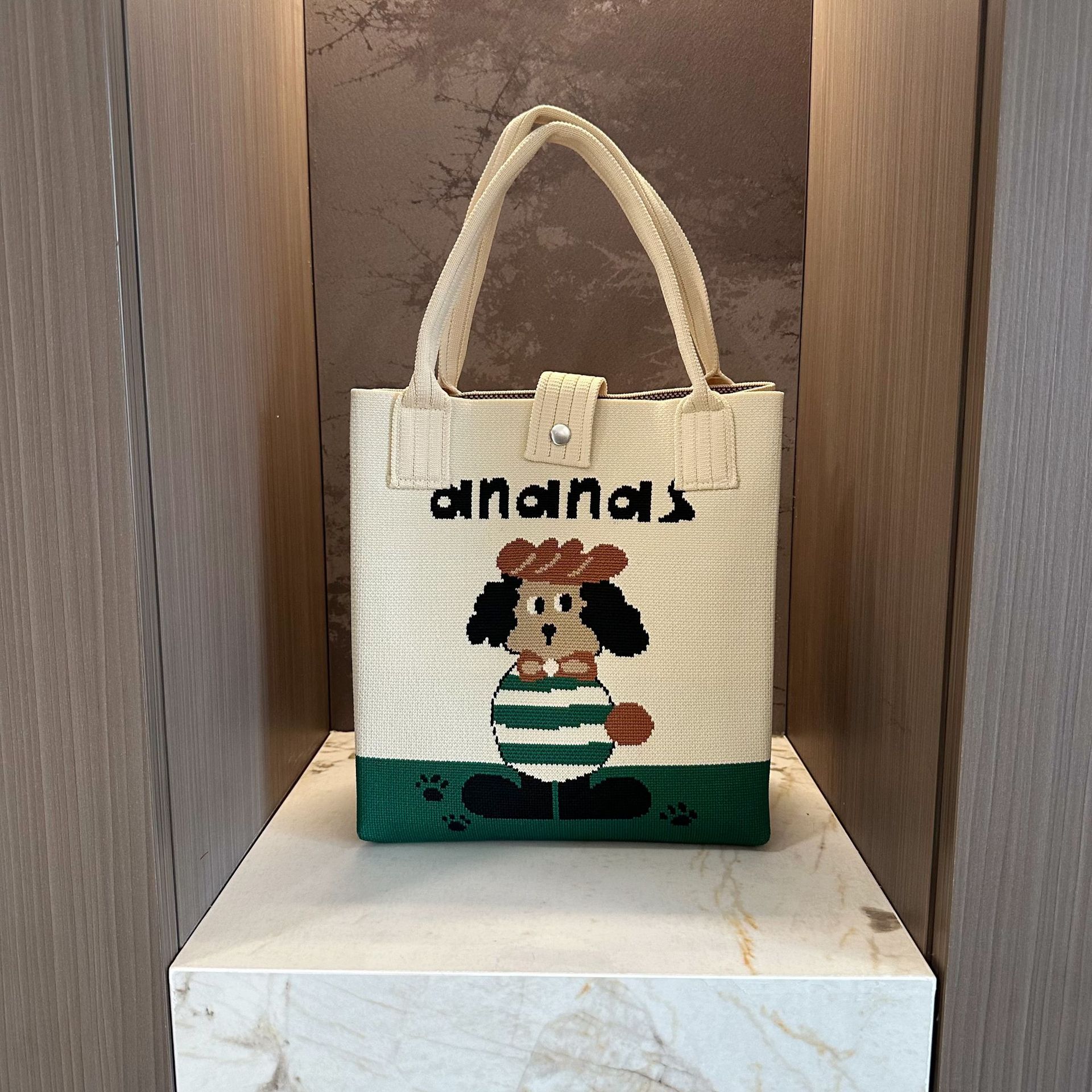 Catuones lindas bolsas de punto bolsas de almacenamiento de viaje pequeño portátil hombro único oblicuo bolsas de teléfono móvil bolsas de mano de mujer versátiles