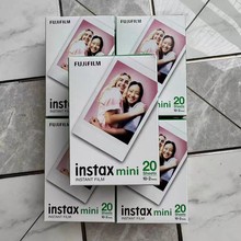 富士立拍立得相纸 mini7Smini8mini25/50s/70/90卡通白边花边相纸
