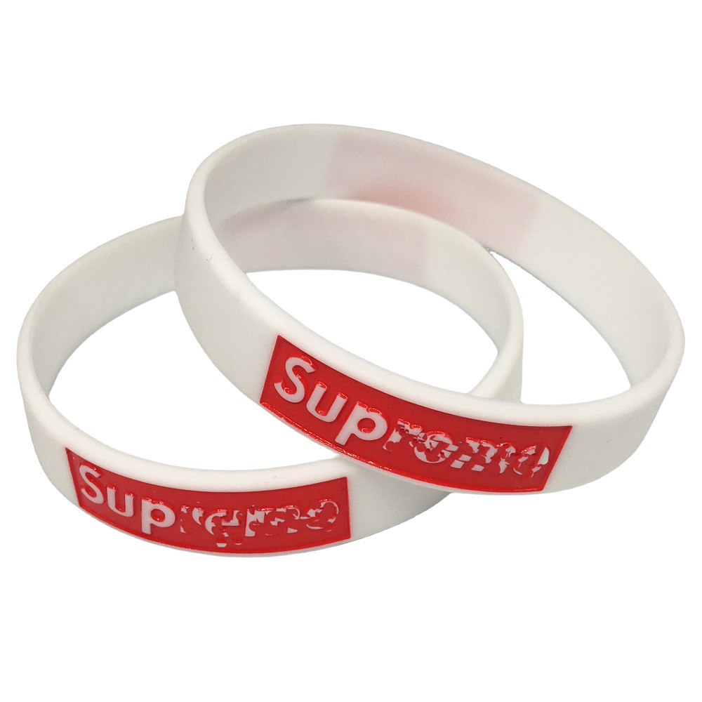 [Treasure of Town Store] Spot sup Silicone Bracelet supreme good