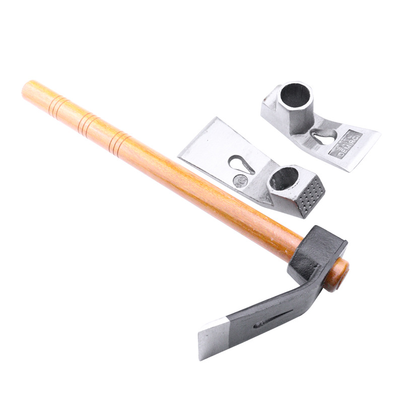 Hecho a mano de acero de forja hacha hogar multi-funcional azulejo Planer Axe madera ranurado Planer hacha