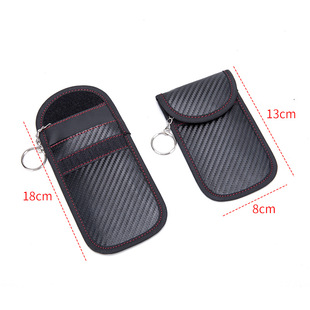 Car key signal shielding bag anti-theft key bag RFID electromagnetic shielding key bag anti-Credit card degaussing