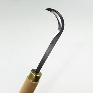 勾刀去腐皮手工雕刻刀玉婉刀根雕工具弯刀修光木刻月牙刀其他-阿里巴巴