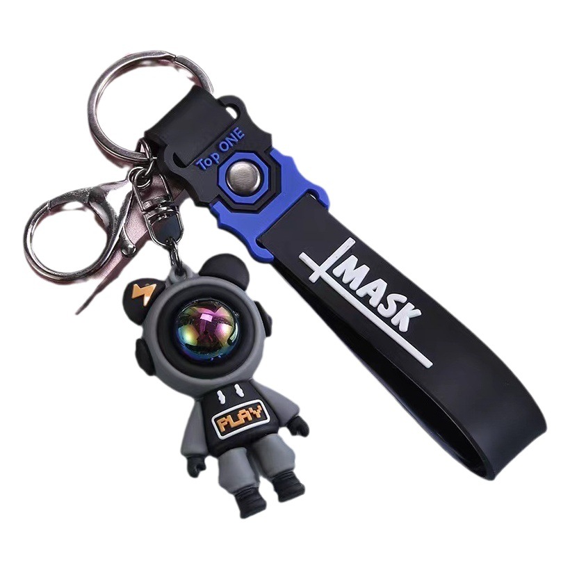 Llavero de Oso Relámpago de la Celebridad de Internet, Colgante para Mochila de Estudiante, Llavero para Coche, Pequeño Regalo, Personalización de Llaveros