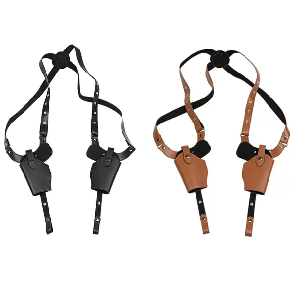 Cross-Border New Shoulder Armpit Holster Hidden Left and Right Universal Gun Bag Magazine Bag Military Fan Outdoor Tactical Pistol Holster