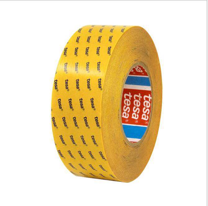 德莎tesa51966透明PET高粘强力薄膜双面胶皮革皮具粘贴固定耐高温