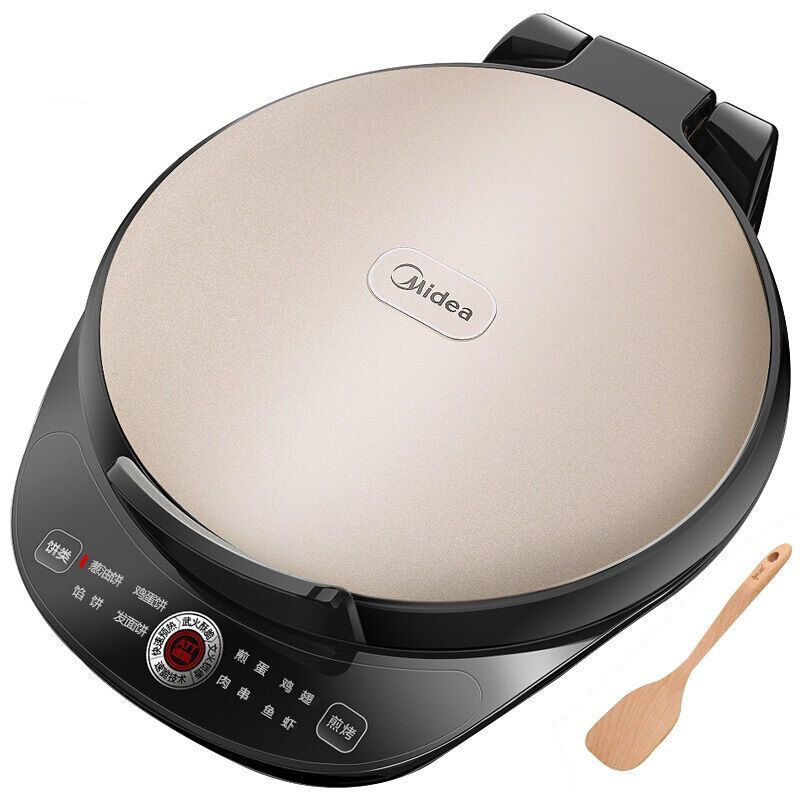 Midea Electric Pancake Pan Household Double-Sided Heating Pancake Pan Multi-Functional Frying Machine Suspended Barbecue Pancake Breakfast